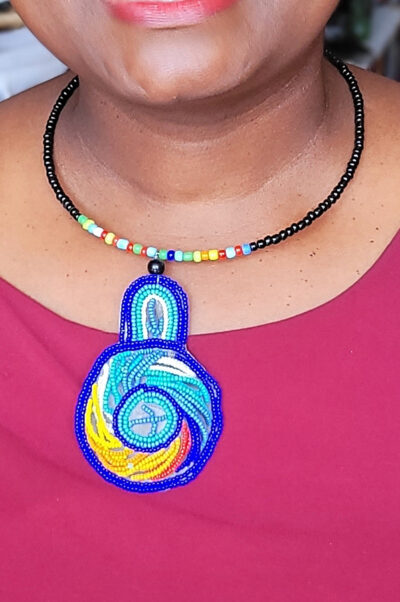 African Circle Beads Necklace
