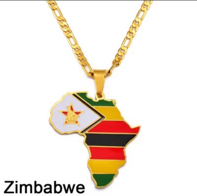 GOLD COUNTRY FLAG CHAIN ZIMBABWE